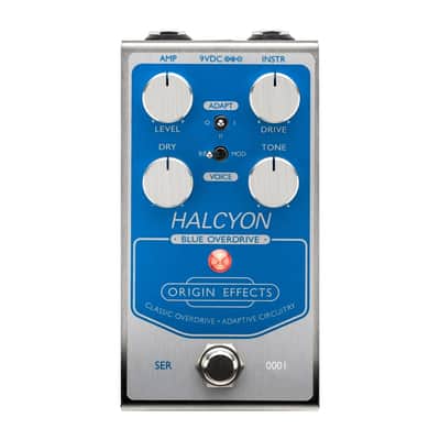 Origin Effects Halcyon Blue Overdrive Pedal - Blue image 1