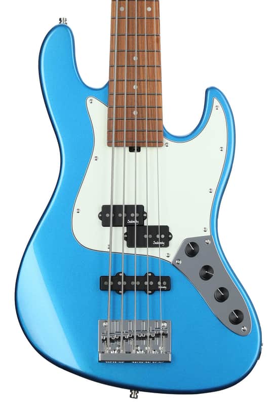 Sadowsky MetroExpress 21-Fret Hybrid PJ 5-string Bass - Ice Blue Metallic image 1