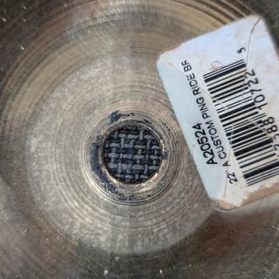 Zildjian 22" A Custom Ping Ride Cymbal 1991 - Present - Brilliant image 7