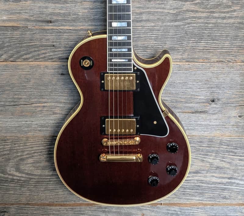 Used Gibson Custom Shop Art Historic '57 Les Paul Custom - Wine Red w/OHSC image 1