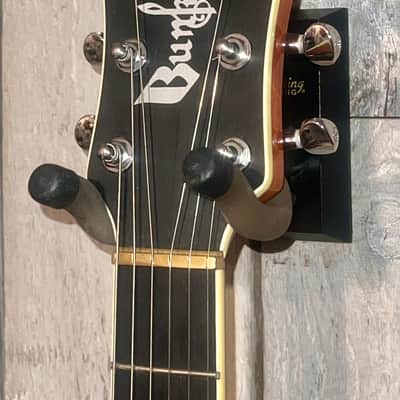 Rare 2002 Bunker BAT 375 Semi Hollow Cutaway Electric Guitar, Amberburst Finish   Pro Setup Includes very Nice Gibson Case ! image 7