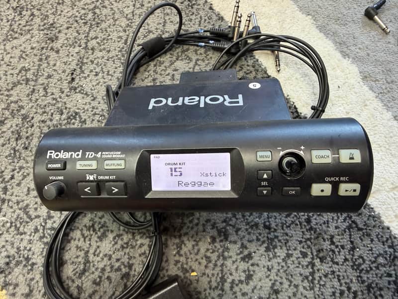 Roland TD-4 Drum Sound Module 2009 - 2019 - Black image 1