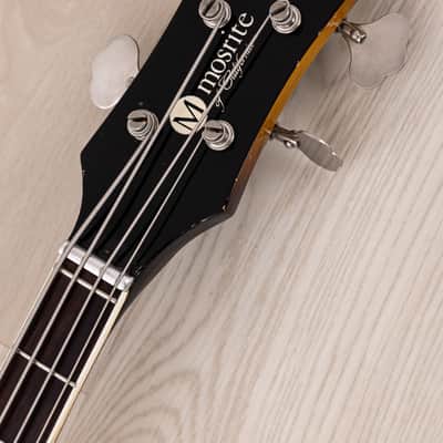 1965 Mosrite Ventures Model Vintage Short Scale Bass Sunburst image 4
