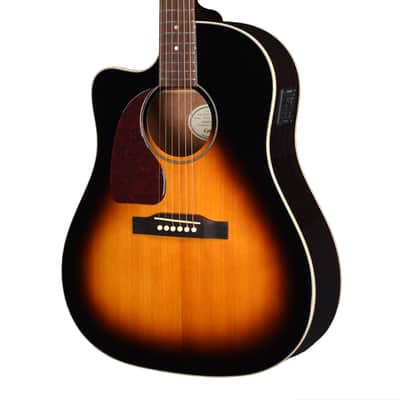 Epiphone Modern J-45 Studio EC LEFTY Vintage Sunburst image 1