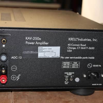 Serviced Krell KAV-250a Power Amplifier image 7