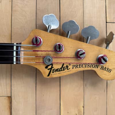 1970 Fender Precision Bass Guitar Sunburst image 6