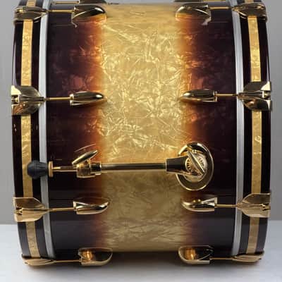 Gretsch 18/12/14/5.5x14" Gold Hdw. USA Custom Drum Set - Exclusive Espresso Burst image 7