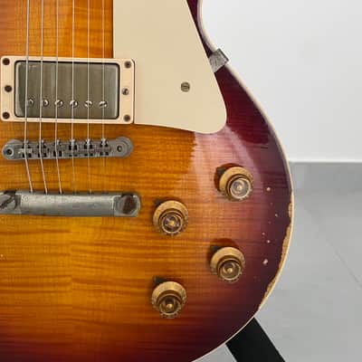 Gibson Les Paul 1959 Heavy Aged R9 2014 - Bourbon Burst image 3