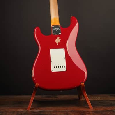 Fender Custom Shop 1962 Stratocaster Time Machine Series Aged Seminole Red/Relic image 13