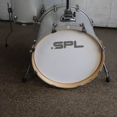 SPL Sound Percussion Lab 3pc Drum Kit Set 18/13/10" Silver Sparkle image 1
