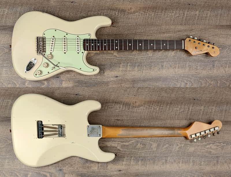 MyDream Partcaster Custom Built - Relic Aged White Hepcat 69' image 1