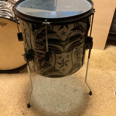 First Act MD7014 drums Evans heads, snare, kick, 1 rack and 1 floor tom image 10