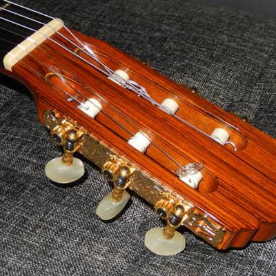 YUKIO NAKADE 20 1988 - IGNACIO FLETA CLASS CLASSICAL CONCERT GUITAR - SPRUCE/BRAZILIAN ROSEWOOD image 7