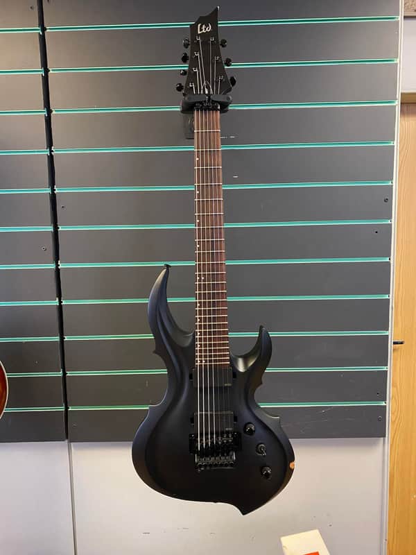 ESP LTD FRX-407 Satin Black 2018 7 String Electric Guitar | Reverb