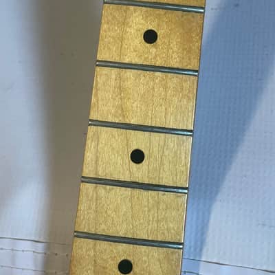 1988 Fender USA American Stratocaster Plus Loaded Guitar Neck 22 Fret Maple FB image 12