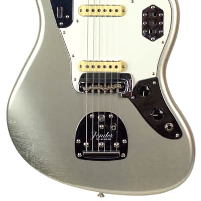 New Fender Custom Shop '63 Jaguar Deluxe Closet Classic Aged Inca Silver w/Matching Painted Headstock image 3