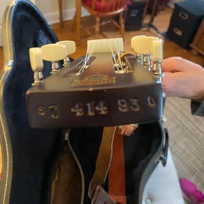 Dobro Square Neck Resonator Lapsteel 1993 - Sunburst image 9