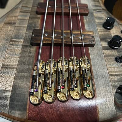 Ibanez SR5CMDX-BIL Premium Soundgear 2022 - Present - Black Ice Low Gloss image 7
