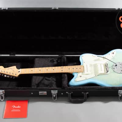 2024 Fender MIJ Hybrid II Jazzmaster FMT Flame Celeste Blue w/ HSC Japan image 2