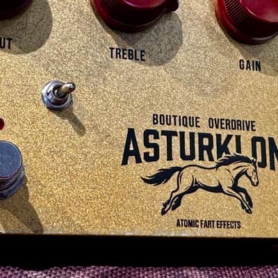 Atomic Fart Effects  ASTURKLON BOUTIQUE OVERDRIVE ( Hand Made Point to Point)  2026  - GOLD RELIC image 18