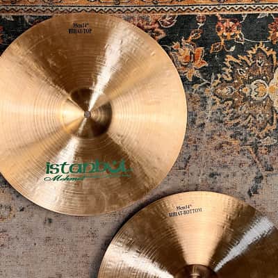 Istanbul Mehmet Horacio EL Negro Hernandez 14” Hihats BRUSHED FINISH 1064 1270 g IMMACULATE image 5