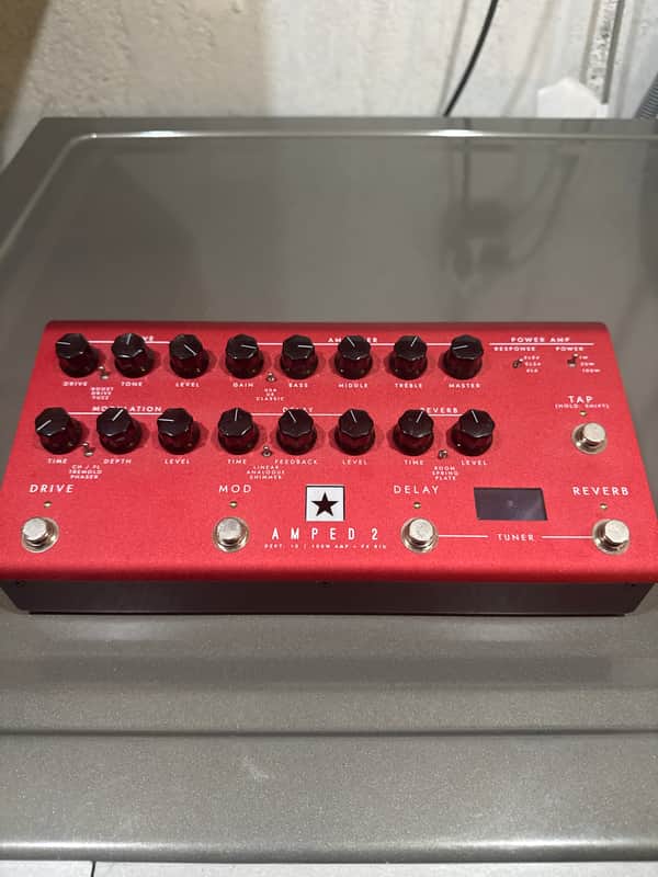Blackstar AMPED 2 Dept. 10 100-Watt Guitar Amp Pedal 2023 - Present - Red image 1