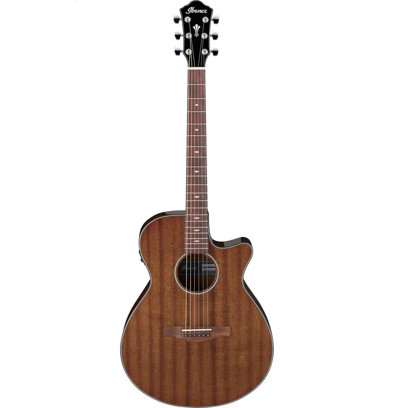 Ibanez AEG62-NMH AEG Series Acoustic Electric Guitar Natural Mahogany High Gloss image 1