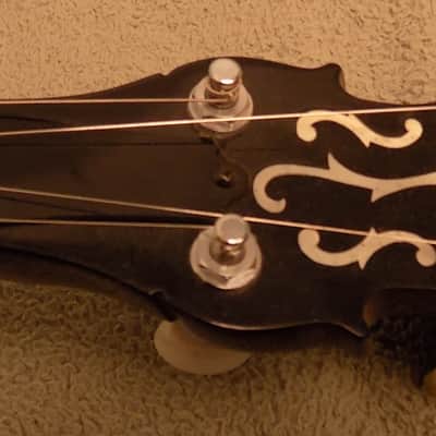 1970’s IBANEZ Artist 591 Wreath 5-String Banjo with Drop D Tuners and Hard Shell Case image 7