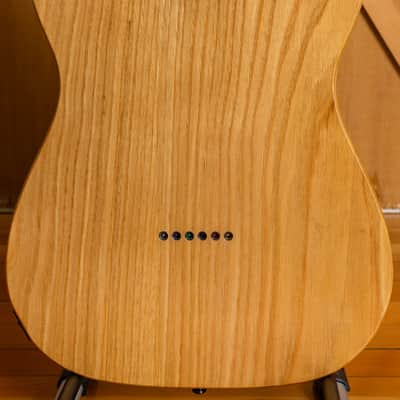Fender Japan Telecaster neck on a custom Thinline Wenge top ash body with binding - 3 kg - handwound pickups - 4-way wiring image 5