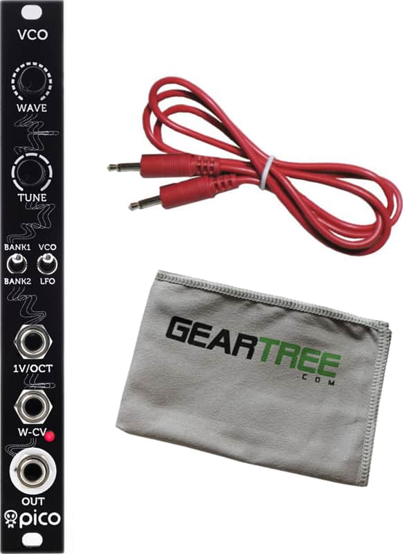 Erica Pico VCO Eurorack Synth Module Bundle w/ Cable and Cloth image 1