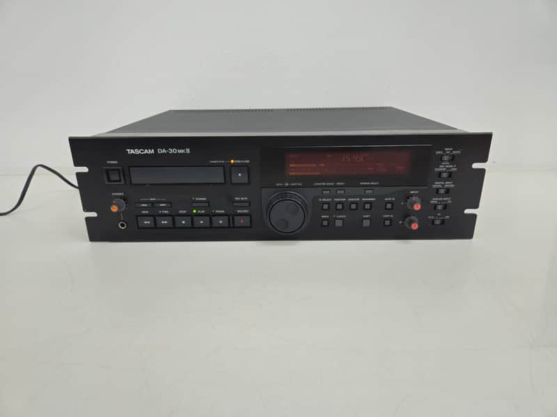 Tascam - DA-30 MKII - Digital Audio Tape Deck - Pro DAT with XLR's - New Belts image 1
