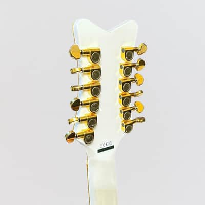 Gretsch G5022CWFE-12 Rancher Falcon Acoustic Electric Guitar - White image 8