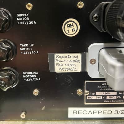 Studer A800MK III 2" 24 track reel to reel tape deck. RESTORED! image 18