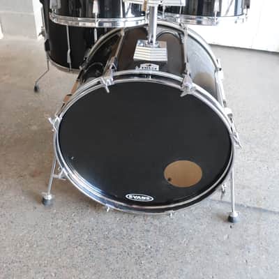 Tama RockStar DX 4pc Drum Kit Set 22/16/13/12" Black MIJ image 1