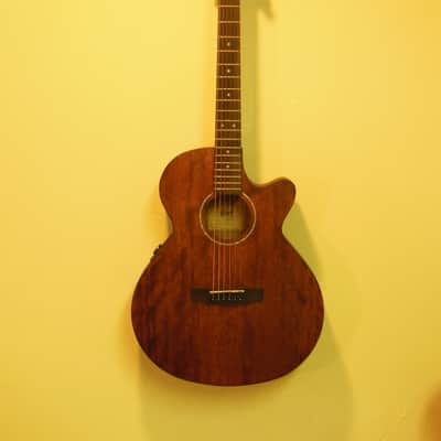 Cort SFX-MEM OP Mahogany Venetian Cutaway with Electronics Open Pore Natural