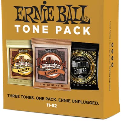 ERNIE BALL 3314 Acoustic Tone Pack Light 011-052 3-Pack Saiten für Westerngitarre /AL image 3