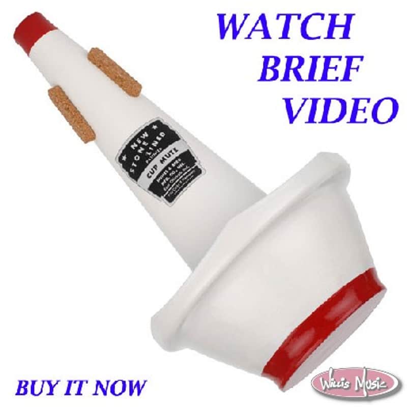 Humes & Berg 152 Stonelined Trombone Cup Mute image 1