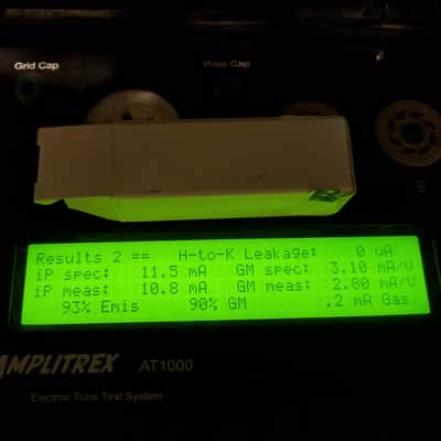 Tung-Sol 12BH7A tNOS AT1000 TESTED Vacuum Tube grey plate 12BH7 dual triode 1960-1962 image 2