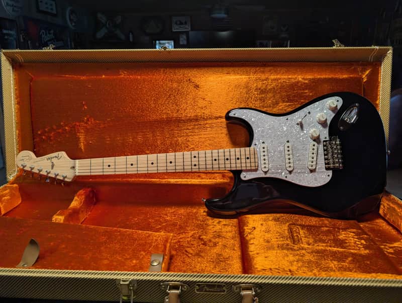 Fender Eric Clapton Artist Series Stratocaster with Vintage Noiseless Pickups 2008 - Black