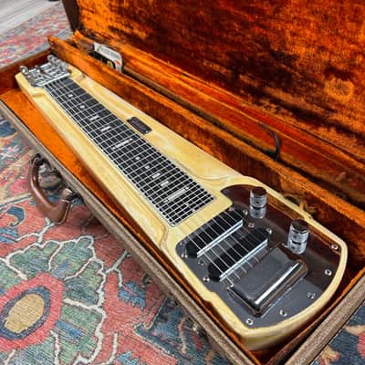 1962 Fender Deluxe 8-String Lap Steel w/OHSC, Hang Tags, Accessories image 16