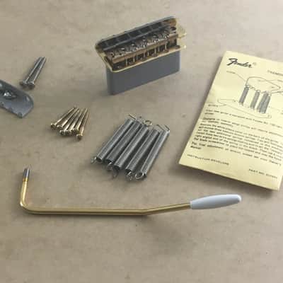 RARE Fender American Vintage Lefty Tremolo Strat Bridge Block SRV Signature 1996 Stratocaster image 1