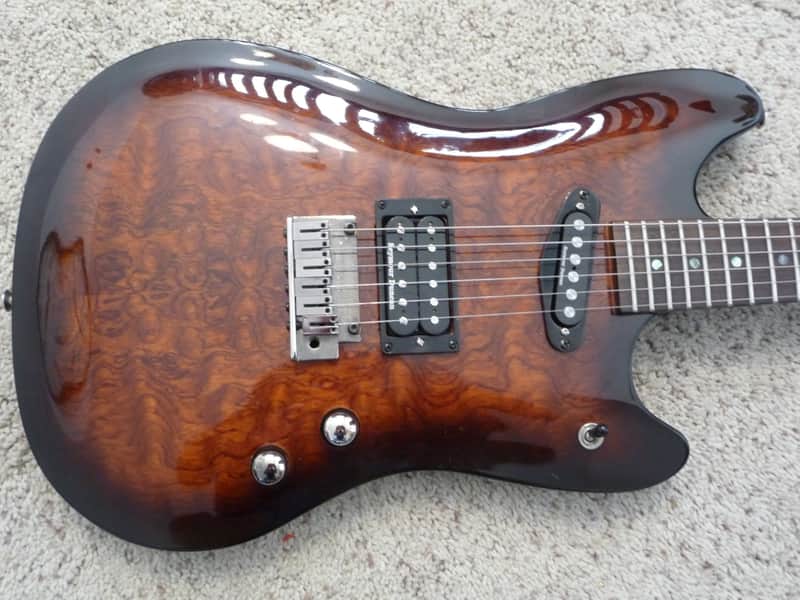 Extremely Rare, Fender Showmaster Cyclone, Korea, Set Neck, Seymour Duncans, Bubinga Wood image 1