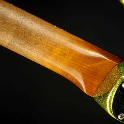 2023 - Fender Custom Shop Eddie's Guitars Exclusive Dealer Select Roasted 1963 Stratocaster Heavy Relic - Chartreuse Sparkle #XN15600 image 10