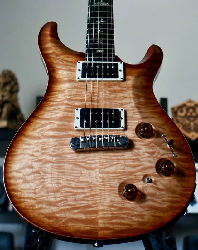 PRS P22 Custom 22 Piezo Stoptail Quilted 10 Top Natural Smokeburst 2012 image 1