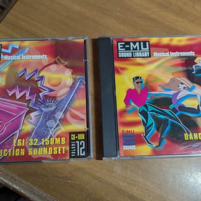 E-MU Sound Library CD rom Vol 12 & 13