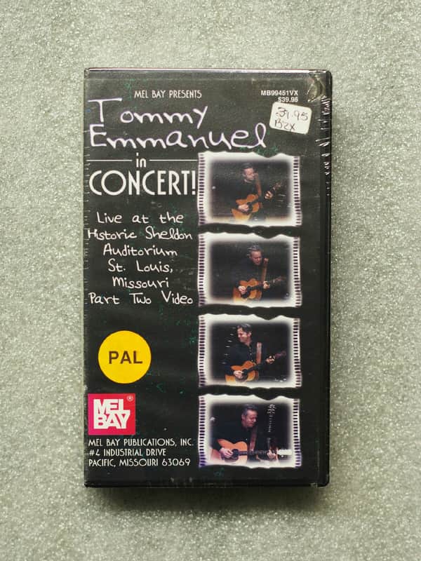 MEL BAY Tommy Emmanuel in Concert Part 2 VHS - new - PAL image 1