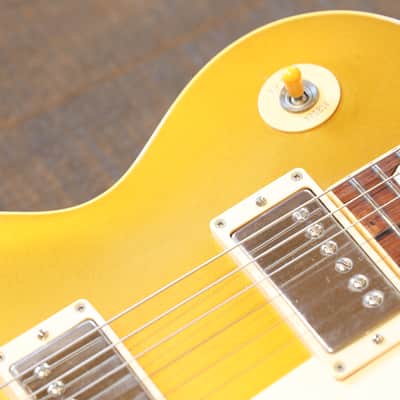 2010 Gibson 1957 Les Paul Reissue LPR7 Electric Guitar Goldtop + COA OHSC image 8