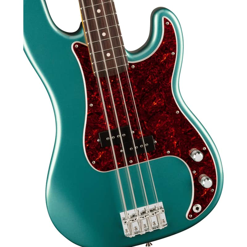 Fender American Professional Classic Precision Bass, Rosewood Fingerboard - Faded Sherwood Green Metallic image 1