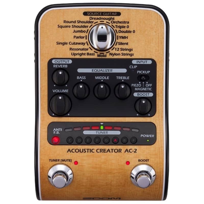 Zoom AC-2 Acoustic Creator Enhanced Direct Box image 1