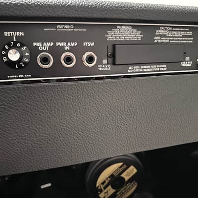 Fender Twin-Amp 2-Channel 100-Watt 2x12" Guitar Combo 2001 - 2010 - Black image 9